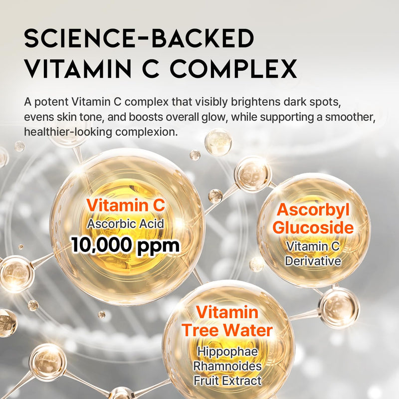 #OOTD Vitamin C Facial Serum for a Radiant, 1.69 fl oz | Korean Skincare | Radiant skin vitamin serum for face; defends against free radicals, fades dark spots & smooths texture for youthful glow Vitamin C Serum