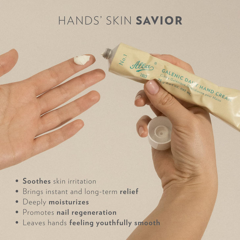 [Australia] - Alba1913 Vegan Daily Hand Cream for Dry Cracked Hands for Women & Men - Moisturizing, Fast Absorbing, Non-Greasy Cream for Working Hands, and Dry Skin, Soothes Skin Irritation - Travel Size 2.64 fl oz 2.64 Ounce (Pack of 1) 