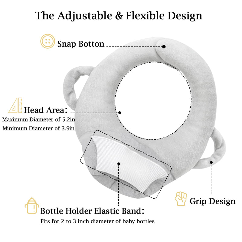 Baby Bottle Holder, Adjustable Nursing Pillow Support, Bottle holder for baby self feeding,Newborn Essentials,Baby Self Feeding Pillow, Baby Essentials, Baby Self Feeding Cushion