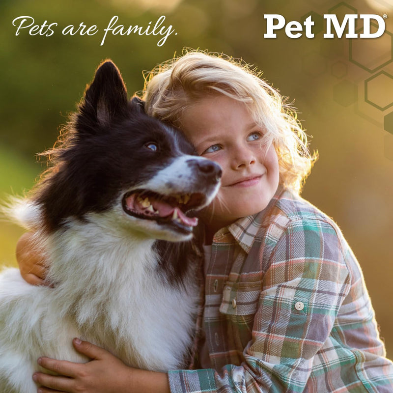 Pet MD Mushroom Immune Support - Turkey Tail Mushroom for Dogs - Mushroom Cat Immune Support Supplement - Milk Thistle for Dogs & Cats with CoQ10 for Dogs - Immunity Supplement for Dogs - 120 Chews - PawsPlanet Australia