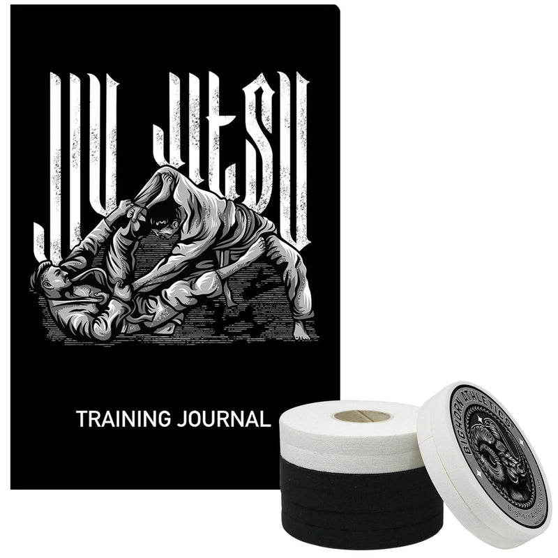 Bighorn Athletics Jiu Jitsu Training Bundle: Essential BJJ Finger Tape and Training Journal Included