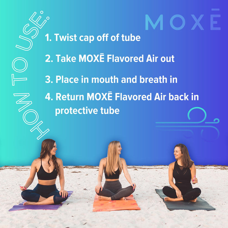 [Australia] - MOXE Natural Cinnamint Air Inhaler | Non Electric Long-Lasting Flavored Air Refreshing Support | Oral Fixation Cinnamon & Menthol Essential Oils, Craving Relief - 3 Pack 