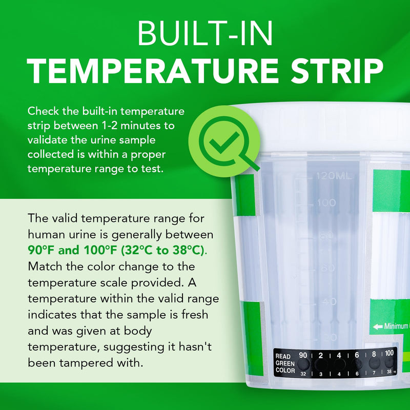 Easy@Home Drug Test Cup: Urine Drug Tests Kit, Testing All 12 Drugs AMP, BAR, BUP, BZO, COC, MDMA, MET, MOP 300, MTD, OXY, PCP, THC 50 in One Test Cup Kits，Built-in Test Strips, #ECDOA-6125B 5 Pack | Testing AMP,BAR,BUP,BZO,COC,MDMA,MET,MOP 300,MTD,OXY...
