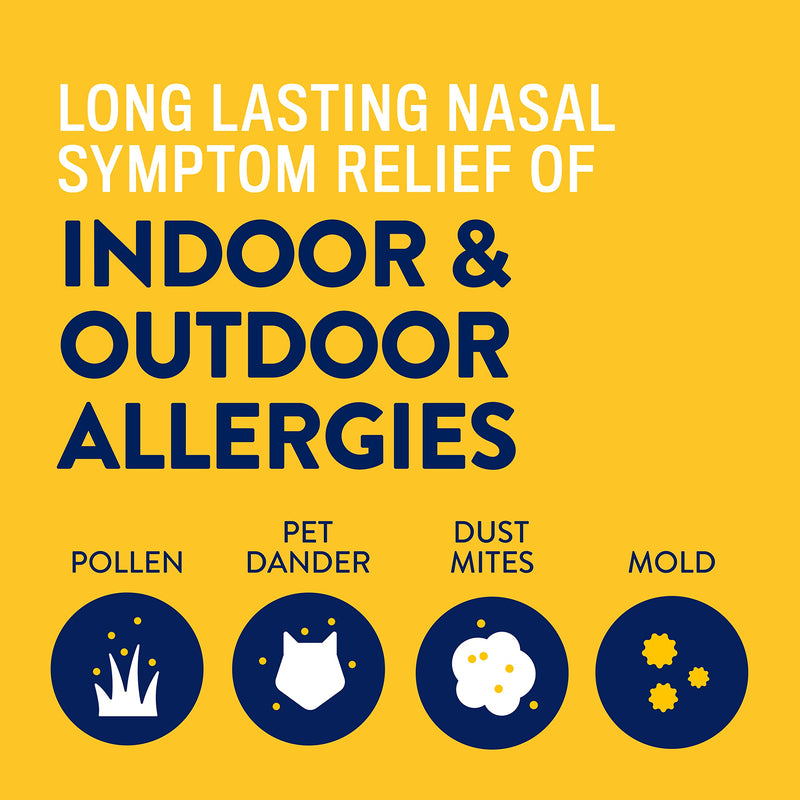 [Australia] - Astepro Nasal Spray, 24-Hour Allergy Relief, Steroid-Free Antihistamine, Nasal Congestion, Runny & Itchy Nose, For Adults and Children 6 Years and Older, 200 Metered Sprays (1 Bottle) 