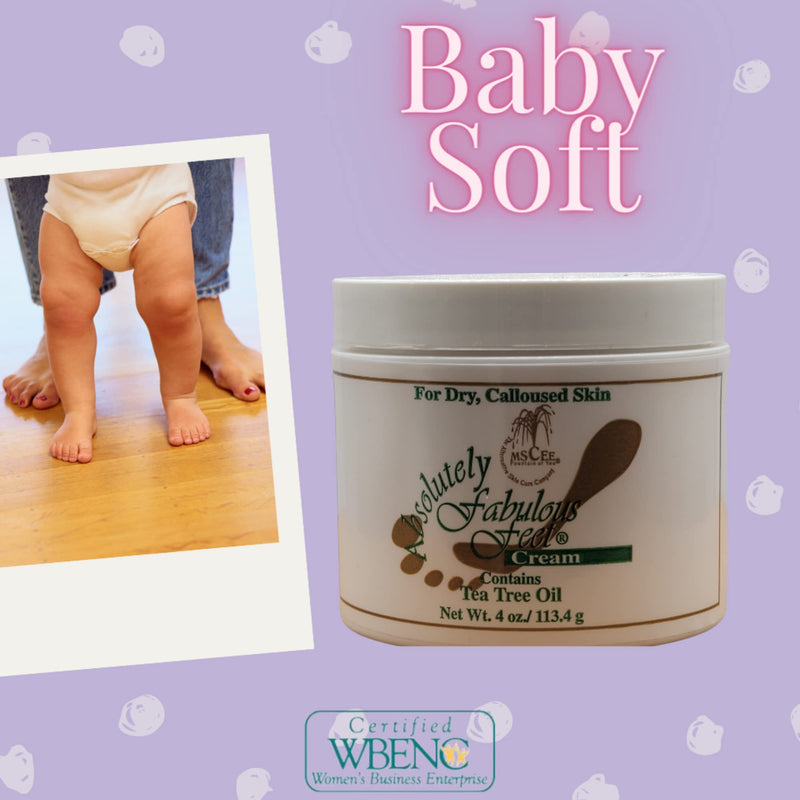 [Australia] - Absolutely Fabulous Feet Foot Cream – Foot Moisturizer for Dry, Cracked Heels & Calluses with Emu Oil, Tea Tree Oil, Menthol & Retinol – Diabetic-Friendly, Antifungal & Deodorizing – 4 oz 