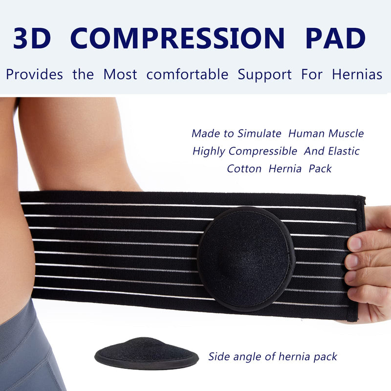 [Australia] - gagaiuco Umbilical Hernia Belt for Men and Women - Abdominal Support Bandage with Compression Pads - Navel, Belly Button, Upper Abdominal and Abdominal Hernia Prevention Aid. L1 