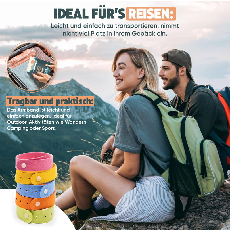 [Australia] - Mosquito repellent bracelet - mosquito insect repellent (holiday must haves - camping gadgets, travel gadgets) for children and adults against mosquitoes 
