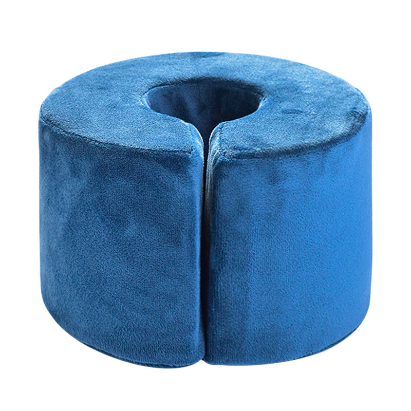 TINAYAUE Adult Anti Pressure Ring Foot Elevation Pillows Ankle Heel Protection Cushion Wedge Support Bedridden Patient Elderly for Reducing Pressure Blue 2pcs