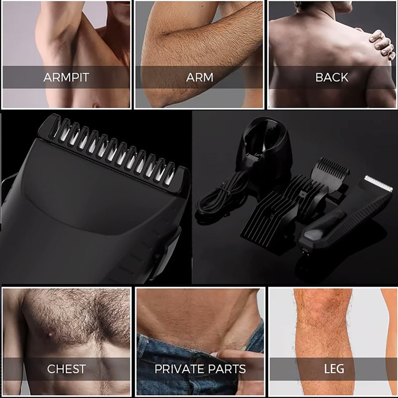 [Australia] - TEGH Body Hair Groin Trimmer | Waterproof Body Groomer | Rechargeable shavere pilator for Men | Groin Trimmer for Men | Quiet pubic Hair Trimmer Razor for Trimming Men's Leg Hair 