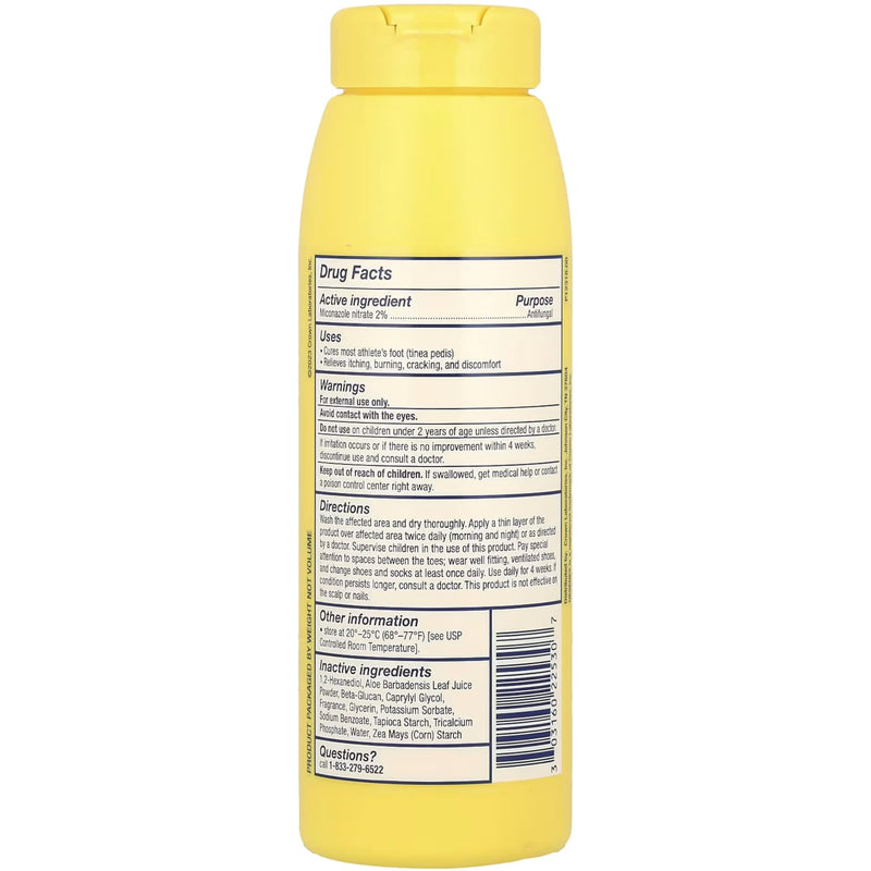 Desenex Antifungal Powder, Cures Athlete's Foot, 2% Miconazole Nitrate 3 oz (85 g)(Pack of 1)