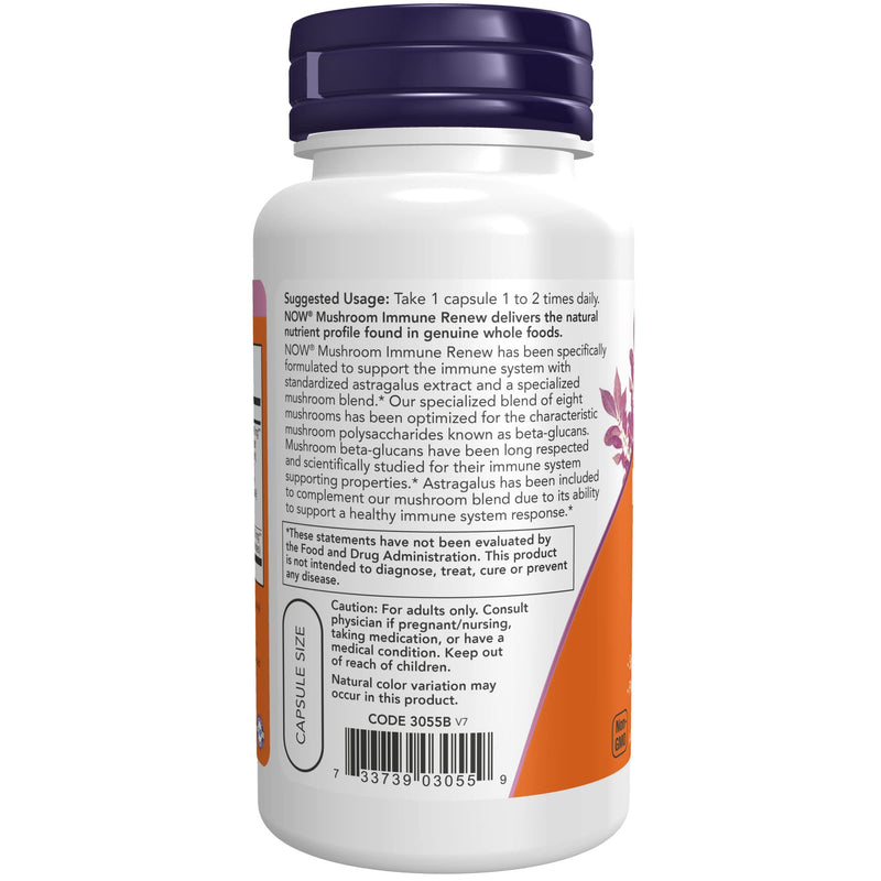 NOW Supplements, Immune Renew™ with Astragalus Root Extract, Immune System Support*, 90 Veg Capsules