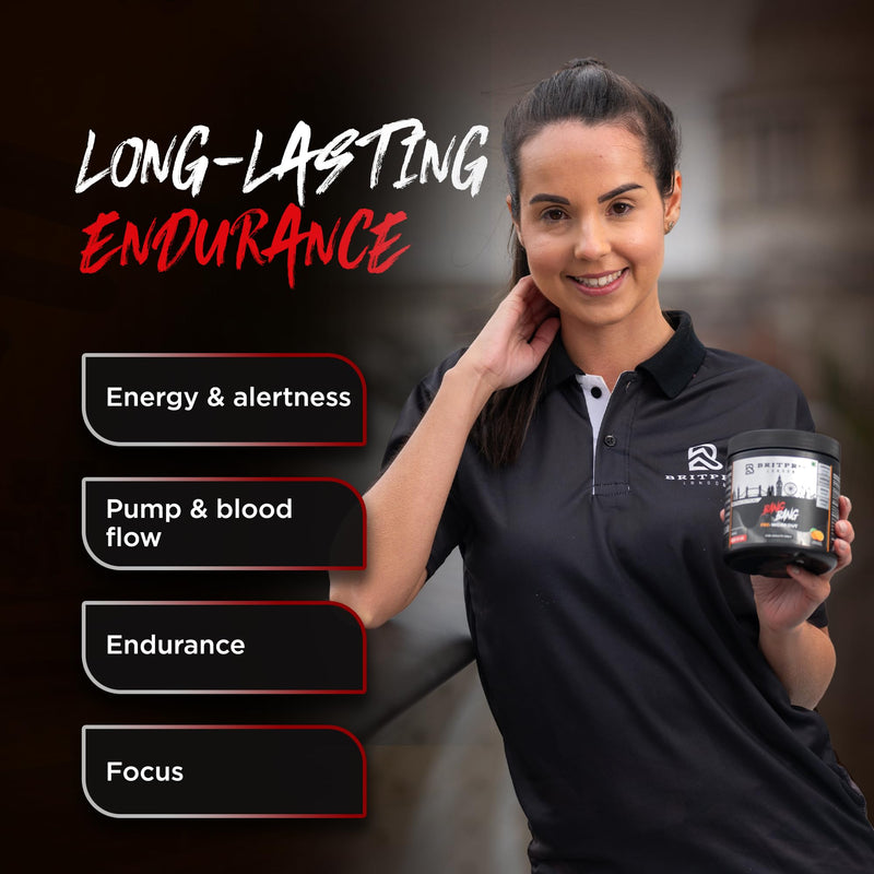 Bang Bang Pre-Workout, 300g - Orange Popsicle Flavour - High-Intensity Pre Workout, Focus & Endurance, Muscle Pump - Clean Energy, No Crash - Made in the UK