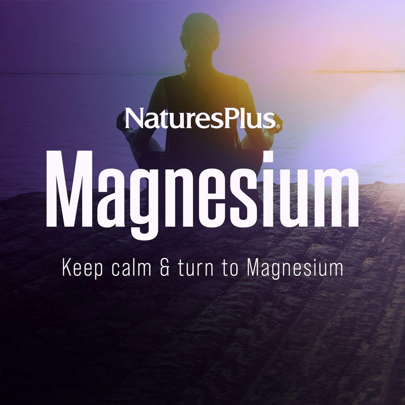 NaturesPlus Magnesium Glycinate Capsules for Stress Support, Rest and Relaxation - Vegan, Gluten Free - 90 Capsules 90 count (Pack of 1)