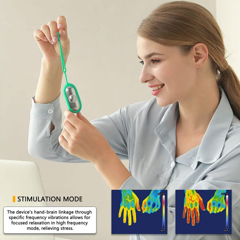 [Australia] - Sleep Device, Compact Sleep Device, Handheld Relaxation Device,Massage Improved Sleeping Mood and Focus Attention,Small and Easy to Carry Light Blue 