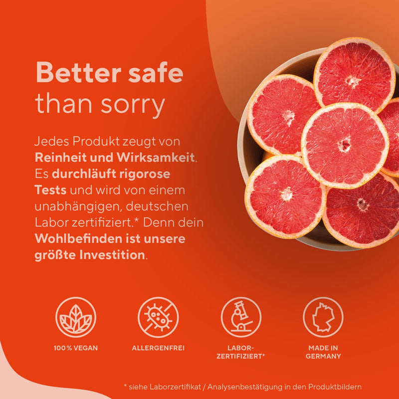 [Australia] - Grapefruit extract organic drops - 1440 mg organic flavonoids / 100 ml high dosage - grapefruit from organic farming - vegan - natural and without additives - TRUE NATURE 100 ml (pack of 1) 