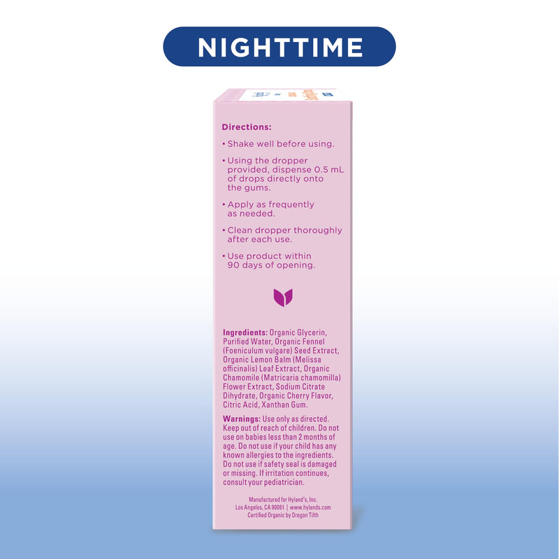 [Australia] - Hyland's Naturals Baby - Organic Daytime & Nighttime Soothing Drops Combo Pack, 2 oz. Oral Drops – Day/Night Combo 
