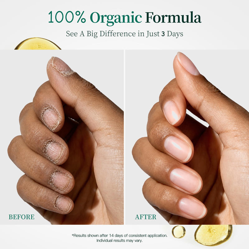APUREE 100% Bio-Based Cuticle Oil 1 fl oz with Organic Tuberose Extract | Deep Moisture for Dry Cuticles & Weak Thin Nails, Nail Strengthening & Growth Oil with Jojoba Oil & Squalane, USDA Verified White