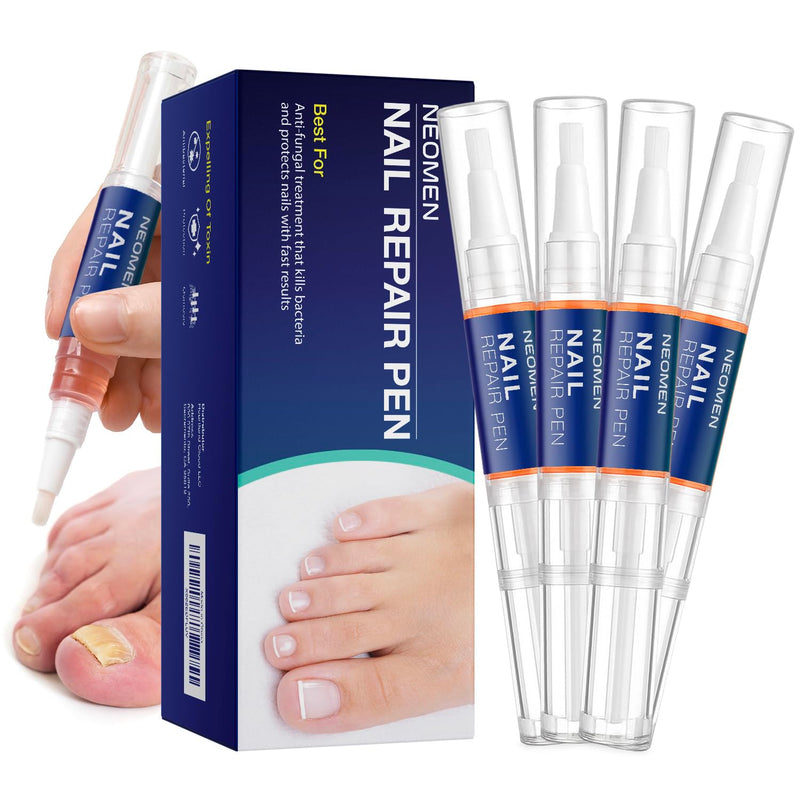 [Australia] - Nail Fungus Treatment Pen, Nail Fungus Treatment for Toenail Pen, Fungal Nail Repair Pen-4 pcs 0.13 Fl Oz (Pack of 4) 