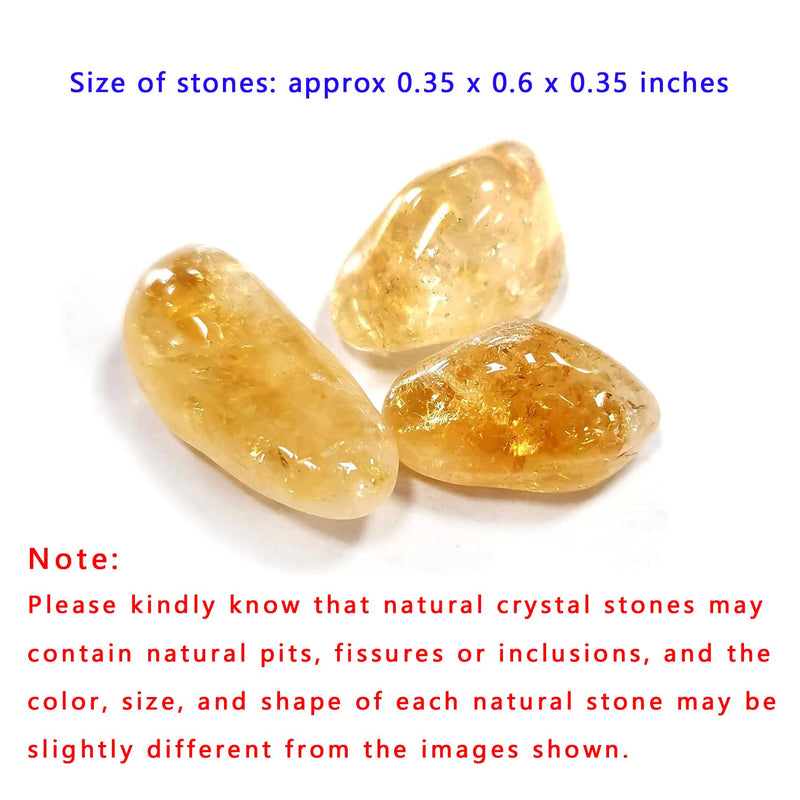 [Australia] - 1 X Set of 3 Citrine Stones Gemstones Crystals 
