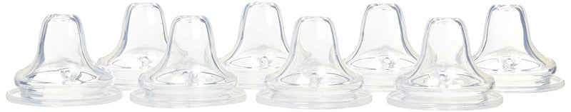 8 Nuk Clear Silicone Replacement Spouts