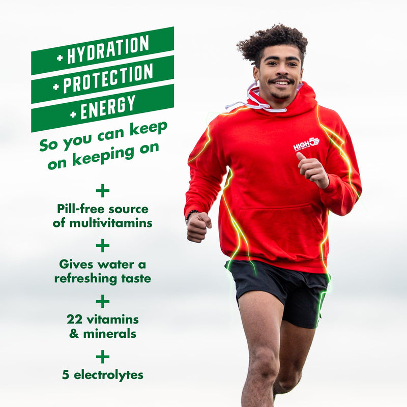 HIGH5 Zero+ Electrolytes Hydration Sachets with Multivitamins - Sugar Free Electrolytes Powder with 22 Vitamins & Minerals - On-the-Go Rehydration Sachets for Daily Energy (Berry, 16 x 7g) Berry
