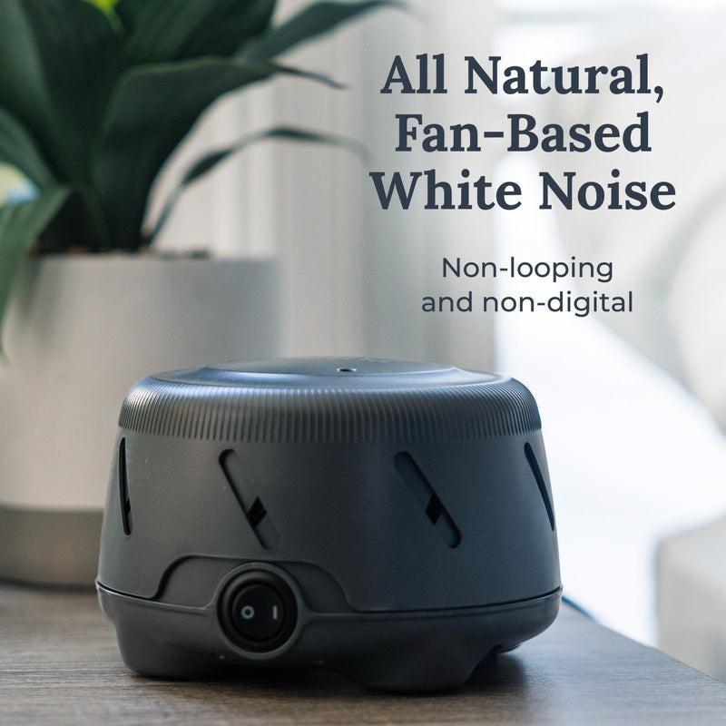 [Australia] - Yogasleep Dohm Uno White Noise Sound Machine, Fan-Based Natural Calming Pink Noise for Office Privacy, Sleep Aid & Meditation. Adjustable Tone & Noise Canceling for Travel, Baby & Adults (Charcoal) 1 Count (Pack of 1) 