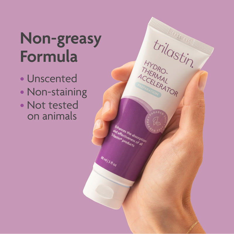 [Australia] - TriLASTIN Hydro-Thermal Accelerator - Moisturizer (3oz / 88ml) | Vitamin-Infused Skin Serum | Pregnancy and Postpartum Skin Care for Stretch Mark Prevention | Hypoallergenic and Paraben-Free Formula Hydro Thermal Accelerator (1 Pack) 
