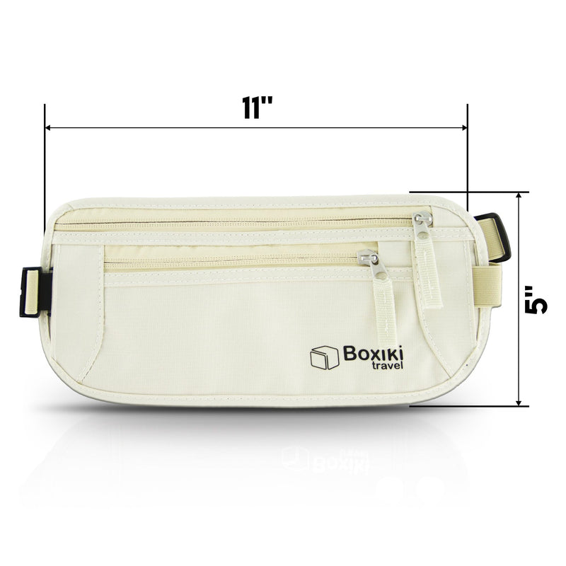 Complete RFID Travel Security Set - Hidden Money Belt and Sleek Neck Wallet - Ultimate Protection for Your Valuables on the Go.