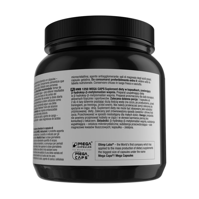 OLIMP SPORT NUTRITION Olimp Labs HMB Capsules, 1250 mg, Pack of 300 Mega Capsules