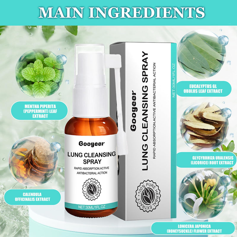 [Australia] - Herbal Lung Spray Pack of 3, Herbal Lung Cleansing and Repair Spray, Lung Cleansing Spray, Herbal Lung Cleansing Spray, Suitable for Daily Use Color 5 