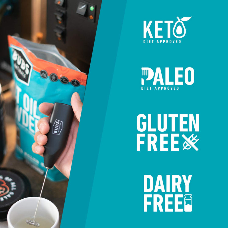 [Australia] - BUBS Naturals MCT Oil Powder - Medium Chain Triglycerides - Keto Vegan & Paleo Friendly - Healthy Coconut Fats + Low Carb - Dairy-Free Energy Source - Perfect for Coffee, Protein Shakes & Baked Goods 10.6 Ounce (Pack of 1) 