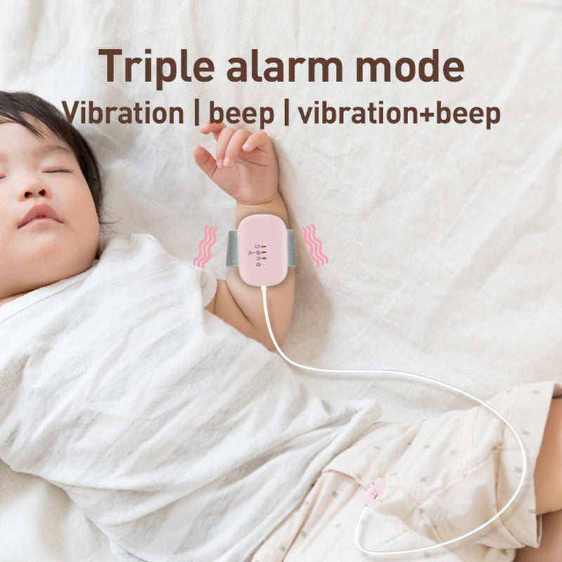 [Australia] - Bed Wetting Alarm for Kids, USB Rechargeable, Pee Alarms with Loud Sound & Strong Vibration, Potty Training for Boys Girls, Pink 