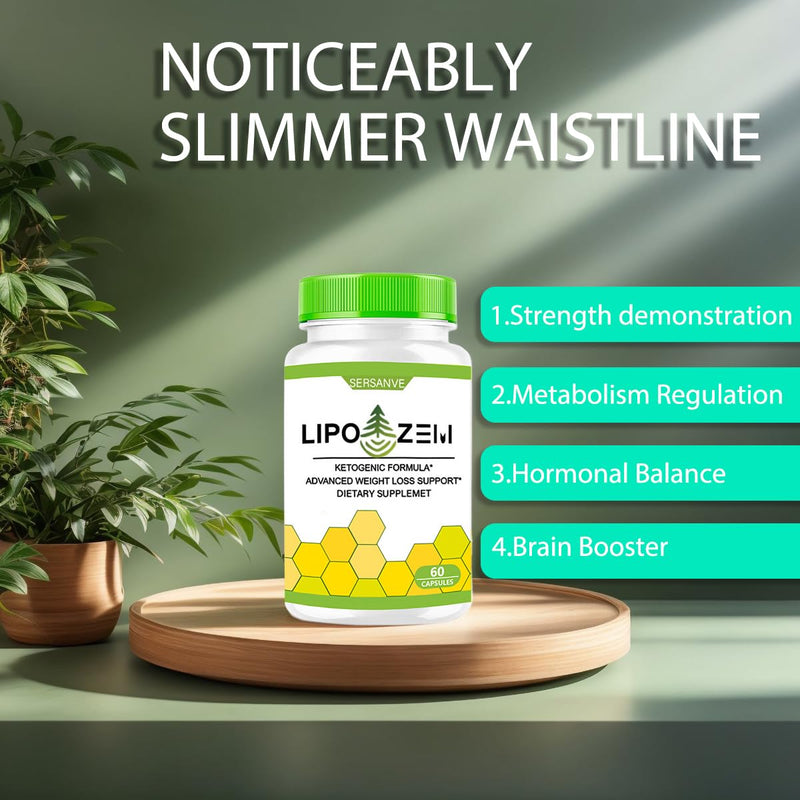 [Australia] - Lipo-Zemn BHB Advanced Formula, Natural Ingredients, Wellness Capsules for Wei, GHT Management, Magnesium, Calcium, Sodium BHB | Non-GMO, Gluten-Free Keto, 60 Capsules (1) 1 