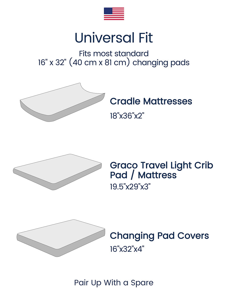 [Australia] - TotAha Premium Stretchy Changing Pad Covers (2-Pack) Hypoallergenic, Silky Comfort, Buttery Soft, Calming Effect, All-Season Jersey-Knit 5'' Deep Pocket(Meredith Allover Floral & Pale Pink Flowers) Meredith Allover Floral & Pale Pink Flowers 