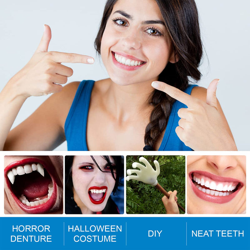 [Australia] - Tooth Repair Kit - Fake Teeth Replacement Kit for Temporary Restoration of Missing & Broken Teeth Replacement Dentures, DIY Heat Fit Beads 