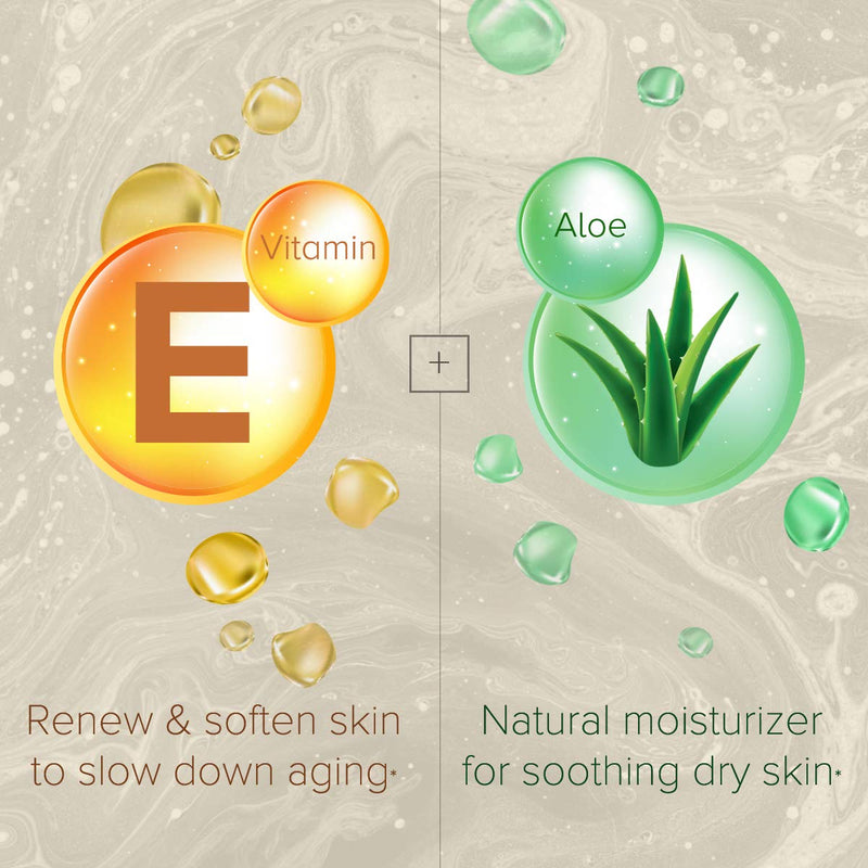 Sanar Naturals Healthy Skin Vitamin E & Aloe Vera Lotion Capsules | Vitamin E & Aloe Vera Moisturizer Capsules, Face Serum & Body Lotion for Dry Skin, Travel Size Skin Care, 60 Ampoules 60 Count (Pack of 1)