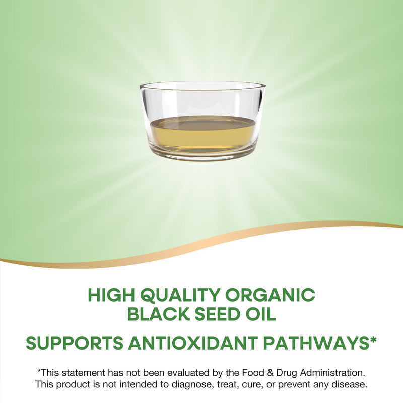 [Australia] - Nature's Way Organic Black Seed Oil, Supports Antioxidants Pathways*, Cold-Pressed, Vegan, Gluten Free, 8 oz 