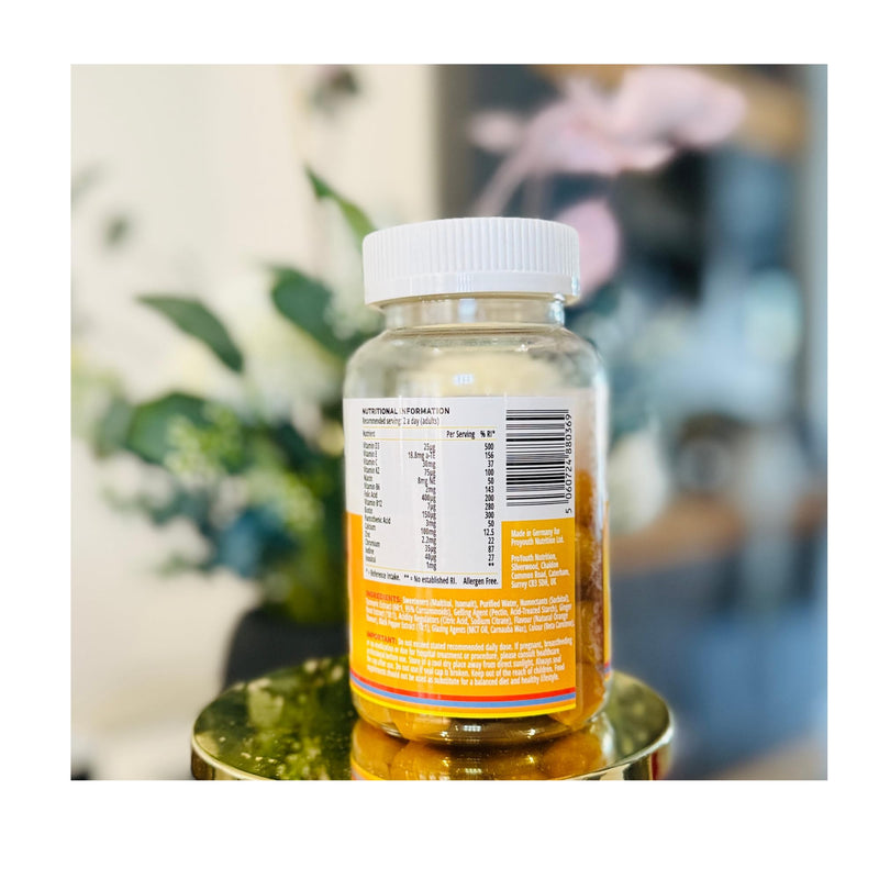 Nutrition Multivitamin & Mineral Gummies for Adults & Children | Mango Flavour | Vegan, Sugar-Free | 15 Essential Vitamins & Minerals incl Vitamins D3, E, C, K2, B5, B6, B7, B9, B12, Calcium