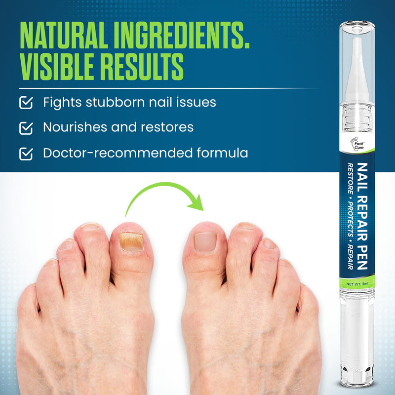 [Australia] - Footcure Antifungal Nail Treatment Pen ‚Äì Extra Strength Toenail Fungus Treatment, 25% Undecylenic Acid for Toenails & Fingernails, Nail Fungus Repair Pen with Tea Tree & Oregano Oil, Made in USA 0.1 Fl Oz (Pack of 2) 