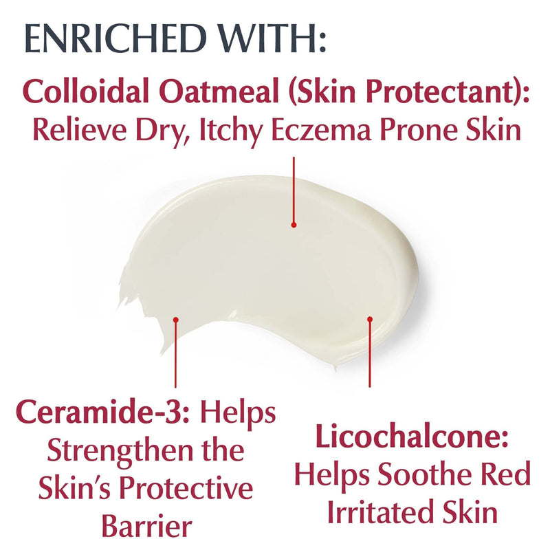 [Australia] - Eucerin Eczema Relief Body Cream, Eczema Cream with Colloidal Oatmeal, Ceramide-3 and Licorice Root Extract, 14 Oz Tube 
