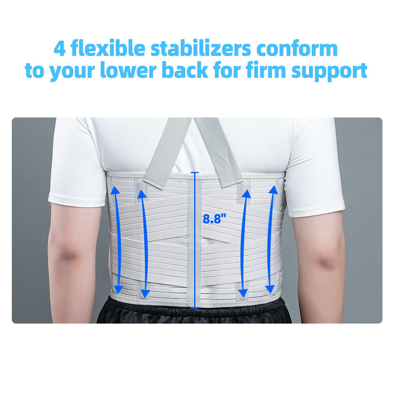 [Australia] - Rib Injury Belt Chest Binder, Chest Brace Chest Compression Suppor Rib Bandage Wrap for Sternum Injuries, Sore or Bruised Ribs Support, Dislocated Ribs Protection, Pulled Muscle Pain XX-Large 