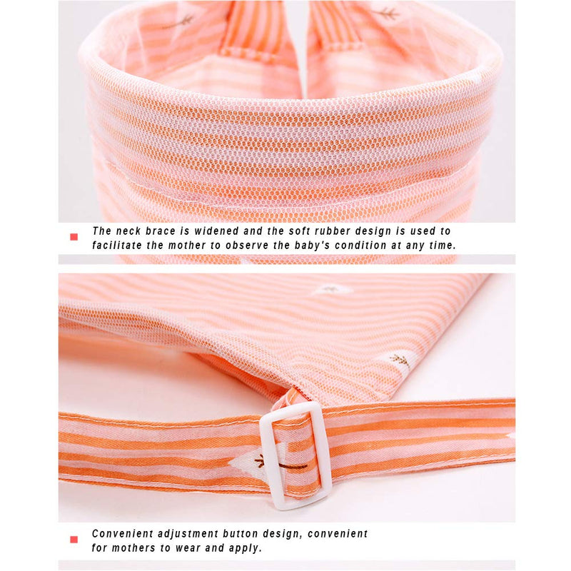 [Australia] - Nursing Covers for Breastfeeding, Soft Cotton Breast Feeding Cover Stroller Cover with Lace Screen Yarn, Privacy Nursing Covers Infant Feeding Cover Infant Breathable for Breastfeeding Supplies（Pink） Pink 