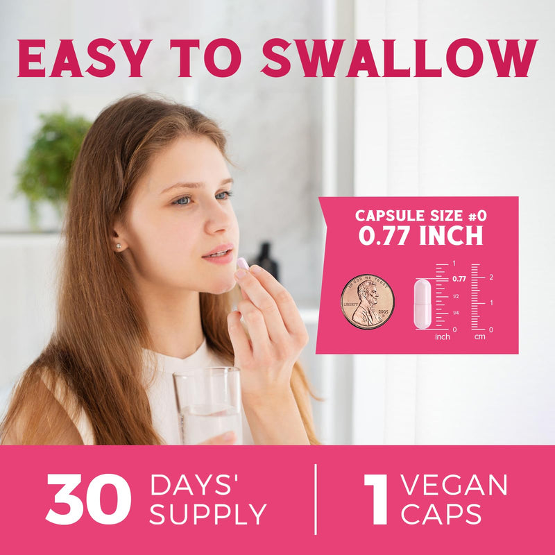 Iron Supplement for Women & Men, with Vitamins C, B6, B12 & Folate+Vitalibre Women's Probiotics 100 Billion CFU, 15 Strains, w/Prebiotic, Cranberry, Vitamin B6 & VC,