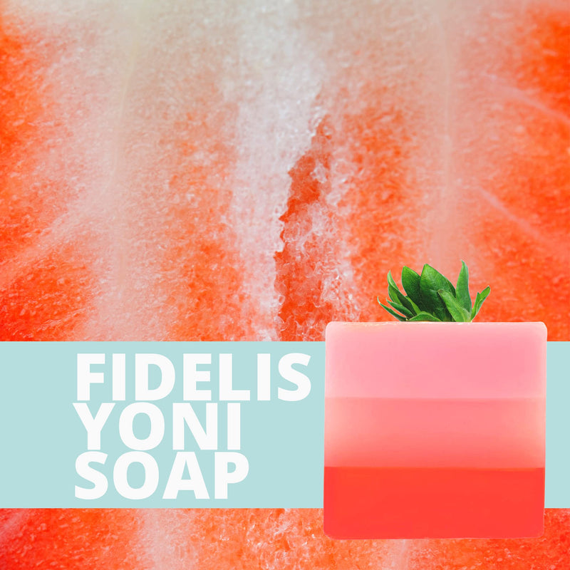 [Australia] - Fidelis Yoni Soap Bar (2 Pack) 3.5 Oz pH Balanced V Clean Natural Feminine Wash (Strawberry) Strawberry 