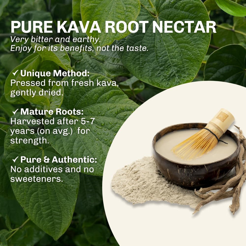 [Australia] - Balance Edition Ceremonial Grade Noble Kava Nectar Powder ‚Äì Supports Calm Focus, Mental Clarity & Mood Stability, Instant Dried Kava Juice 