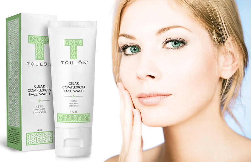 TOULON Aloe Vera Face Wash - Anti Aging Cleanser for Oily Acne Prone Skin | Anti Aging Face Wash for Clear Complexion with Antioxidants Aloe Vera and Vitamin E. Facial Cleanser For Women and Men