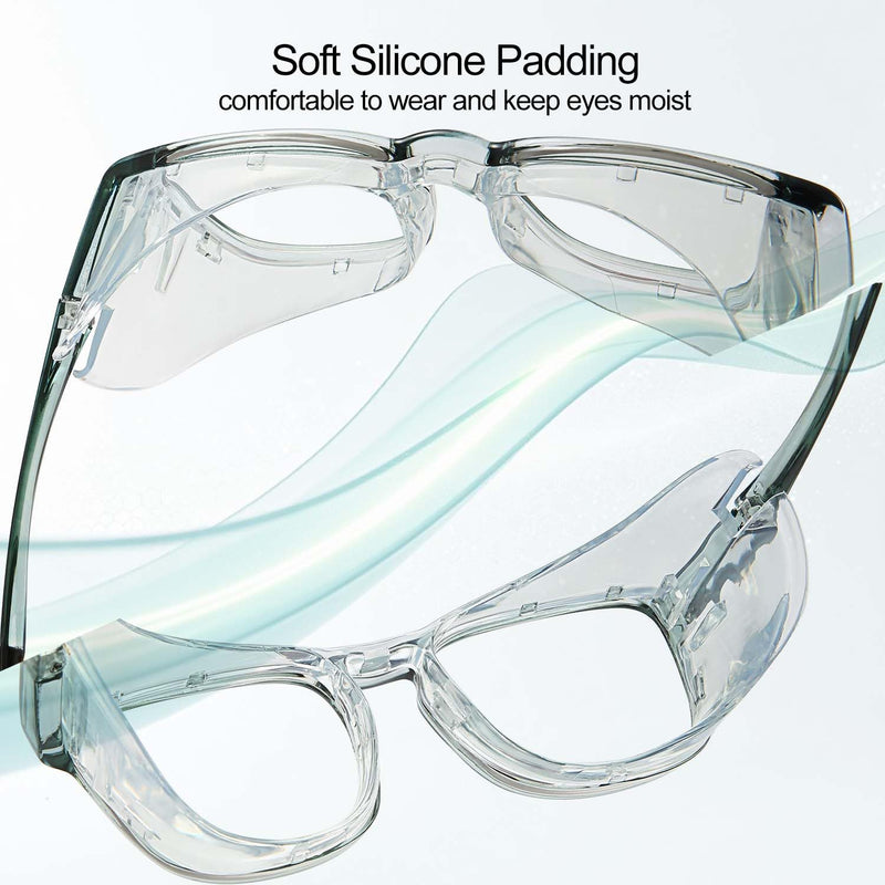 [Australia] - All-in-one Dry Eye Relief & Anti-fog Eye Protection Safety Glasses, Comfort Fit for All-Day Use 