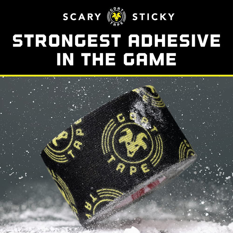 [Australia] - Scary Sticky Premium Athletic Tape | Weightlifting Tape | Thumb Tape for Hook Grip – Sticks with You Through The Toughest Fitness Workouts and Lifts Black & Yellow | Single Pack Pack of 1 