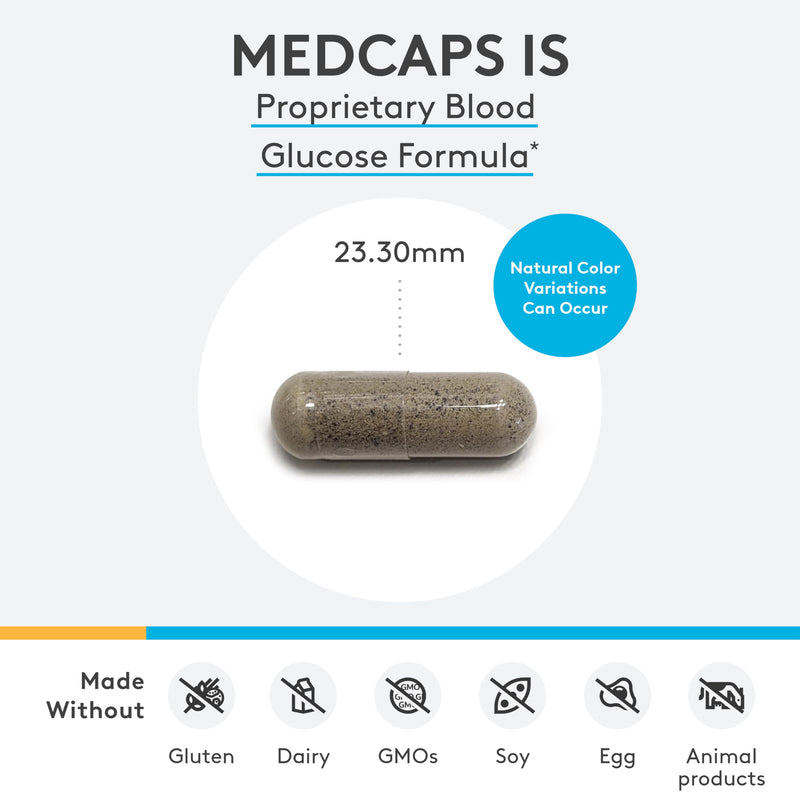 [Australia] - XYMOGEN MedCaps is - Herbal + Nutrient Support for Metabolic Health - Includes Chromium, Biotin, Niacin, Thiamin, Vanadium, Fenugreek Extract, Bitter Gourd Extract, Gymnema 5:1 Extract (60 Capsules) 