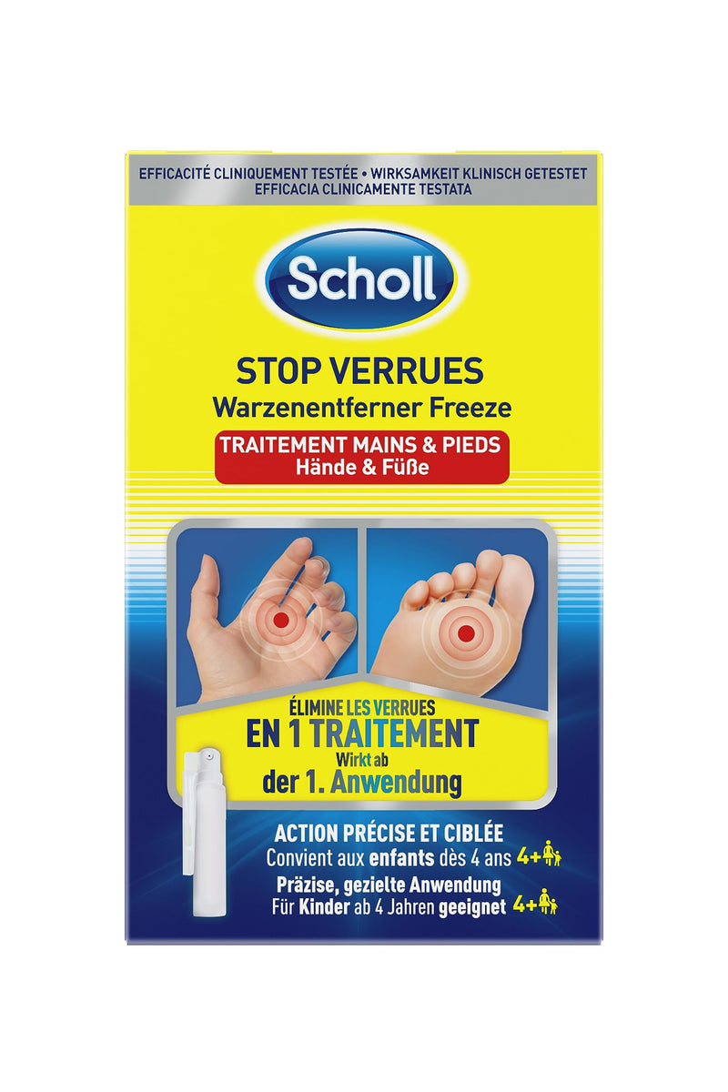 [Australia] - Scholl wart remover Freeze 16 sticks for hands and feet, for the treatment of large and small warts, easy to use, 80 ml 